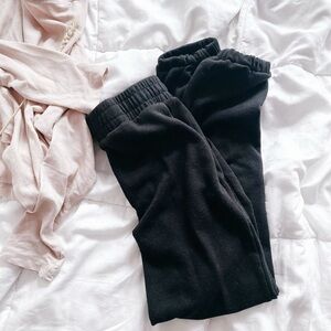 Windsor cotton black joggers
